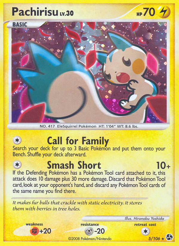 Great Encounters Holo Pachirisu #5/106